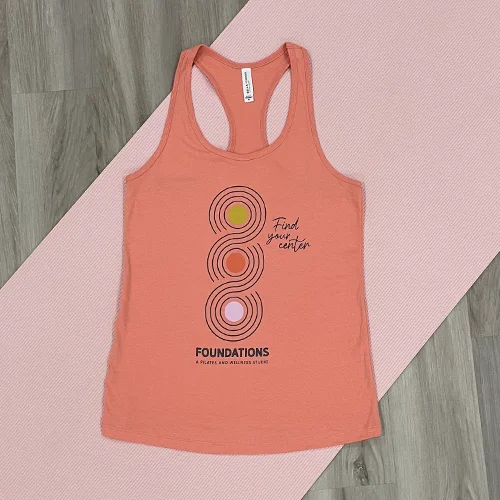 Foundations Pilates and Wellness Studio branded tank top